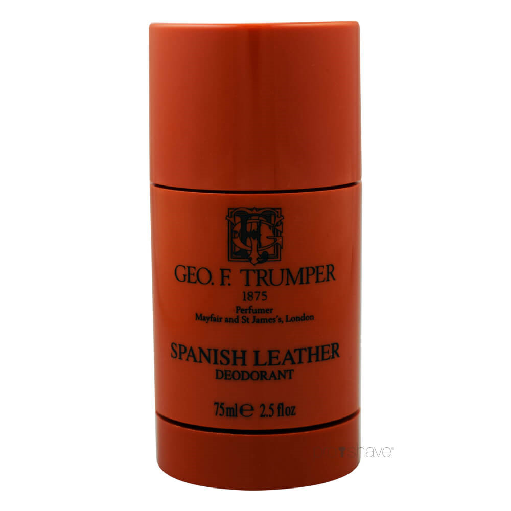 Se Geo F Trumper Deodorant Stick, Spanish Leather, 75 ml. hos Proshave